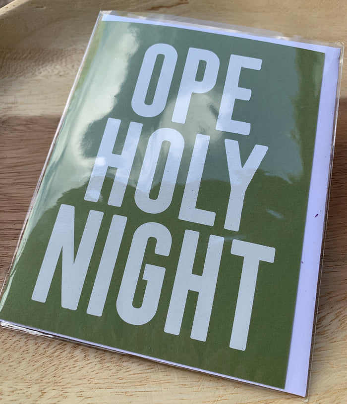 Bright Spots Paper Blank Card- OPE! Holy Night