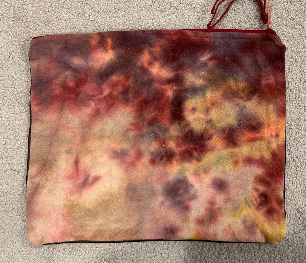 Shaw Leather and Wool Pouch Clutch