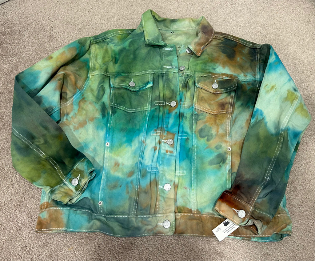 El Dorado Denim Jacket-Handdyed Collection- READY TO SHIP