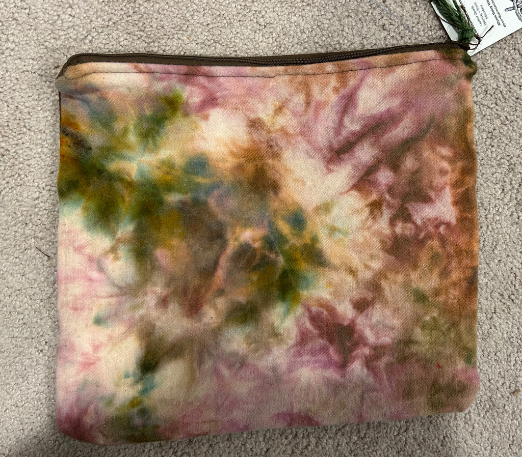 Shaw Leather and Wool Pouch Clutch