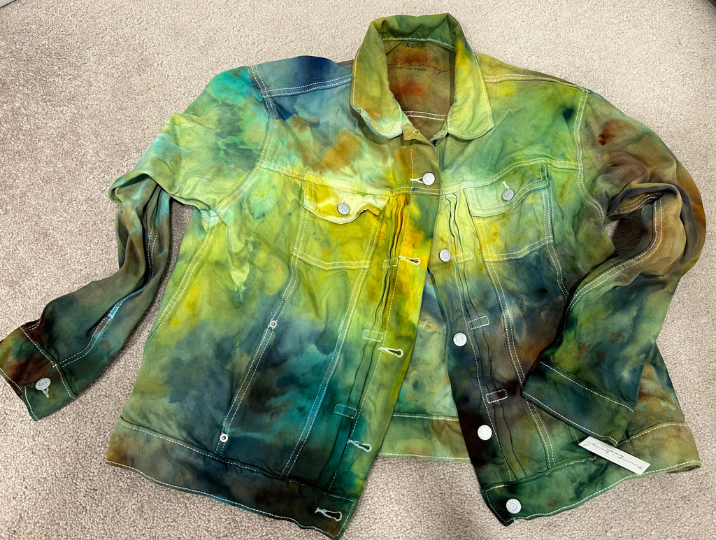 El Dorado Denim Jacket-Handdyed Collection- READY TO SHIP