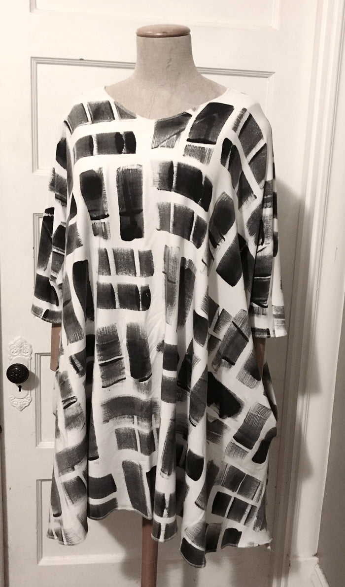 Smock Dress- WITH POCKETS- ARCO Handpainted Collection