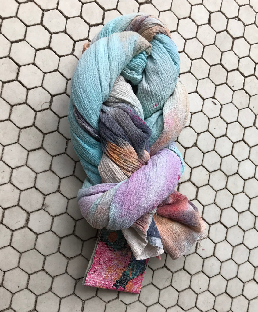 Solstice Wrap Scarf -- Hand Dyed Collection