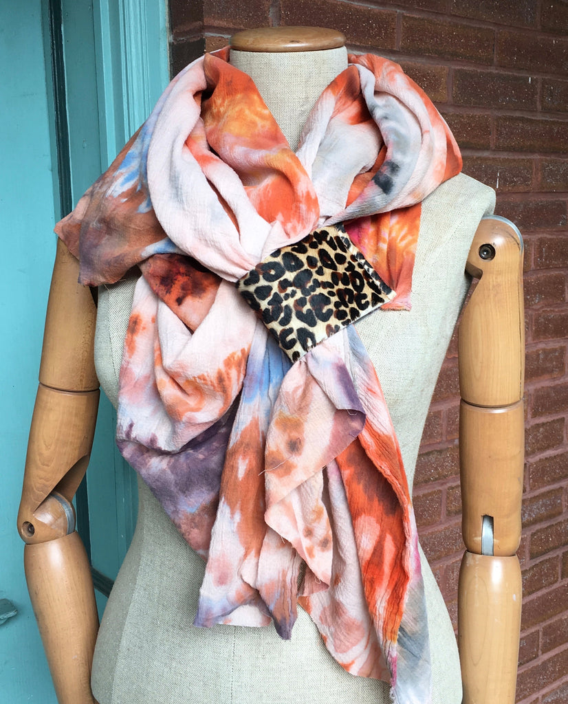 Solstice Wrap Scarf -- Hand Dyed Collection