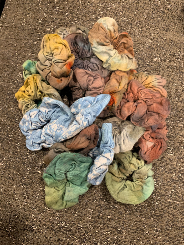 Hand-dyed Cotton Hair Scrunchie